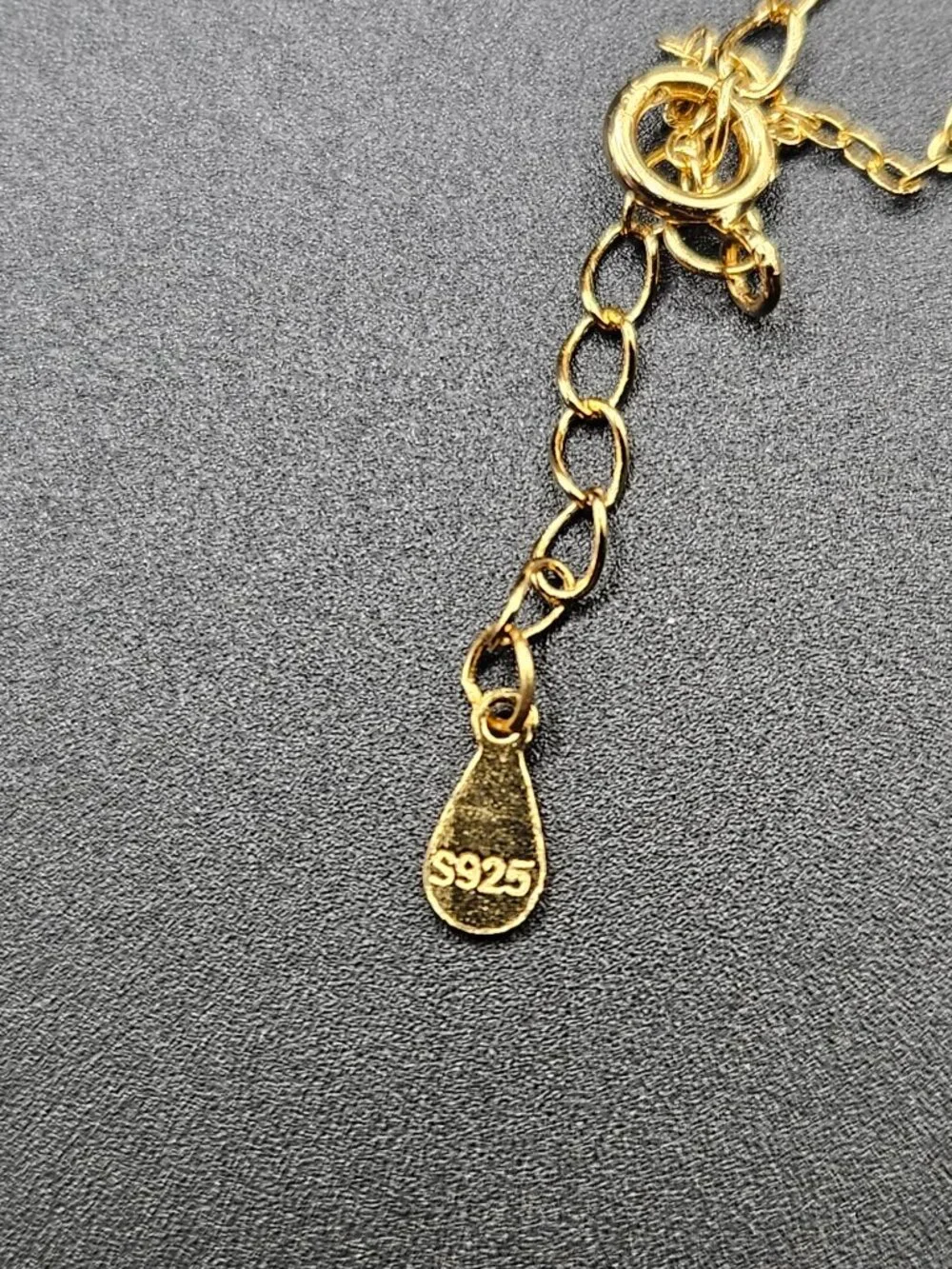 925 Gold Plated Double Heart 